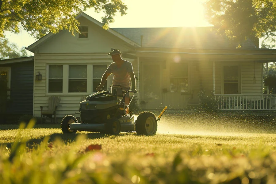 battery self propelled lawn mowers